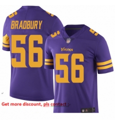 Vikings 56 Garrett Bradbury Purple Youth Stitched Football Limited Rush Jersey Vikings 56 Garrett Bradbury Purple Youth Stitched Football Limited Rush Jersey