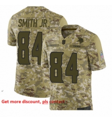 Vikings 84 Irv Smith Jr Camo Youth Stitched Football Limited 2018 Salute to Service Jersey Vikings 84 Irv Smith Jr Camo Youth Stitched Football Limited 2018 Salute to Service Jersey