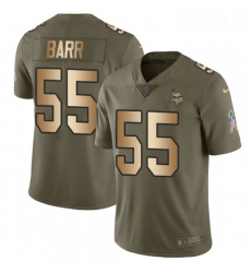 Youth Nike Minnesota Vikings 55 Anthony Barr Limited OliveGold 2017 Salute to Service NFL Jersey Youth Nike Minnesota Vikings 55 Anthony Barr Limited OliveGold 2017 Salute to Service NFL Jersey