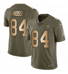 Youth Nike Minnesota Vikings 84 Randy Moss Limited OliveGold 2017 Salute to Service NFL Jersey Youth Nike Minnesota Vikings 84 Randy Moss Limited OliveGold 2017 Salute to Service NFL Jersey