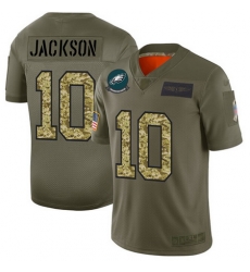 Eagles 10 DeSean Jackson Olive Camo Men Stitched Football Limited 2019 Salute To Service Jersey Eagles 10 DeSean Jackson Olive Camo Men Stitched Football Limited 2019 Salute To Service Jersey