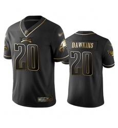 Eagles 20 Brian Dawkins Black Men Stitched Football Limited Golden Edition Jersey Eagles 20 Brian Dawkins Black Men Stitched Football Limited Golden Edition Jersey