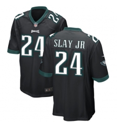 Men Nike Eagles 24 Darius Slay Jr Black Vapor Limited NFL Stitched Jersey Men Nike Eagles 24 Darius Slay Jr Black Vapor Limited NFL Stitched Jersey