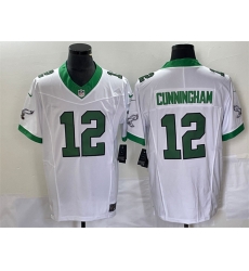 Men Philadelphia Eagles 12 Randall Cunningham White 2023 F U S E Vapor Untouchable Stitched Football Jersey Men Philadelphia Eagles 12 Randall Cunningham White 2023 F U S E Vapor Untouchable Stitched Football Jersey