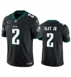 Men Philadelphia Eagles 2 Darius Slay JR Black F U S E With 3 Star C Patch Vapor Untouchable Limited Stitched Football Jersey Men Philadelphia Eagles 2 Darius Slay JR Black F U S E With 3 Star C Patch Vapor Untouchable Limited Stitched Football Jersey