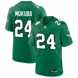 Men Philadelphia Eagles 24 Andrew MUKUBA Green Vapor Untouchable Limited Stitched Football Jersey