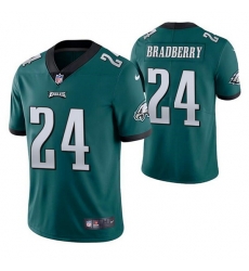Men Philadelphia Eagles 24 James Bradberry Green Vapor Untouchable Limited Stitched Jersey Men Philadelphia Eagles 24 James Bradberry Green Vapor Untouchable Limited Stitched Jersey