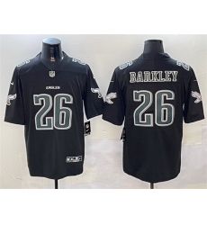 Men Philadelphia Eagles 26 Saquon Barkley Black Fashion Vapor Untouchable Limited Stitched Football Jersey Men Philadelphia Eagles 26 Saquon Barkley Black Fashion Vapor Untouchable Limited Stitched Football Jersey