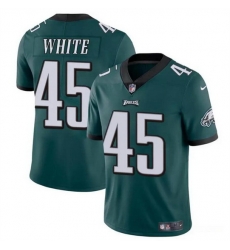 Men Philadelphia Eagles 45 Devin White Green Vapor Untouchable Limited Stitched Football Jersey Men Philadelphia Eagles 45 Devin White Green Vapor Untouchable Limited Stitched Football Jersey