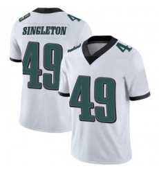 Men Philadelphia Eagles 49 Alex Singleton White Limited Vapor Untouchable Nike Jersey Men Philadelphia Eagles 49 Alex Singleton White Limited Vapor Untouchable Nike Jersey