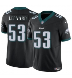 Men Philadelphia Eagles 53 Shaquille Leonard Black 2023 F U S E Vapor Untouchable Limited Stitched Football Jersey Men Philadelphia Eagles 53 Shaquille Leonard Black 2023 F U S E Vapor Untouchable Limited Stitched Football Jersey