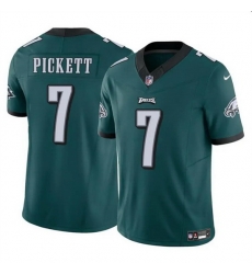 Men Philadelphia Eagles 7 Kenny Pickett Green 2023 F U S E Vapor Untouchable Limited Stitched Football Jersey Men Philadelphia Eagles 7 Kenny Pickett Green 2023 F U S E Vapor Untouchable Limited Stitched Football Jersey