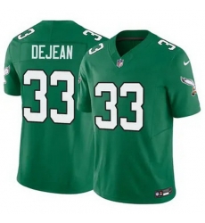 Men Philadelphia Eagles Cooper DeJean #33 Green Vapor Untouchable Stitched NFL Jersey Men Philadelphia Eagles Cooper DeJean #33 Green Vapor Untouchable Stitched NFL Jersey