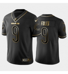 Men's Chicago Bears #9 Nick Foles Golden Edition Black Nike Jersey Men's Chicago Bears #9 Nick Foles Golden Edition Black Nike Jersey