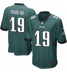 Mens Nike Philadelphia Eagles 19 Golden Tate III Game Midnight Green Team Color NFL Jersey Mens Nike Philadelphia Eagles 19 Golden Tate III Game Midnight Green Team Color NFL Jersey