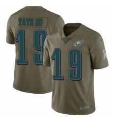 Mens Nike Philadelphia Eagles 19 Golden Tate III Limited Olive 2017 Salute to Service NFL Jerse Mens Nike Philadelphia Eagles 19 Golden Tate III Limited Olive 2017 Salute to Service NFL Jerse