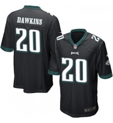 Mens Nike Philadelphia Eagles 20 Brian Dawkins Game Black Alternate NFL Jersey Mens Nike Philadelphia Eagles 20 Brian Dawkins Game Black Alternate NFL Jersey