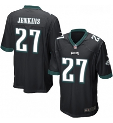 Mens Nike Philadelphia Eagles 27 Malcolm Jenkins Game Black Alternate NFL Jersey Mens Nike Philadelphia Eagles 27 Malcolm Jenkins Game Black Alternate NFL Jersey
