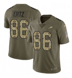Mens Nike Philadelphia Eagles 86 Zach Ertz Limited OliveCamo 2017 Salute to Service NFL Jersey Mens Nike Philadelphia Eagles 86 Zach Ertz Limited OliveCamo 2017 Salute to Service NFL Jersey