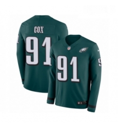 Mens Nike Philadelphia Eagles 91 Fletcher Cox Limited Green Therma Long Sleeve NFL Jersey Mens Nike Philadelphia Eagles 91 Fletcher Cox Limited Green Therma Long Sleeve NFL Jersey