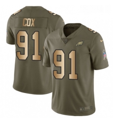 Mens Nike Philadelphia Eagles 91 Fletcher Cox Limited OliveGold 2017 Salute to Service NFL Jersey Mens Nike Philadelphia Eagles 91 Fletcher Cox Limited OliveGold 2017 Salute to Service NFL Jersey