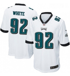 Mens Nike Philadelphia Eagles 92 Reggie White Game White NFL Jersey Mens Nike Philadelphia Eagles 92 Reggie White Game White NFL Jersey