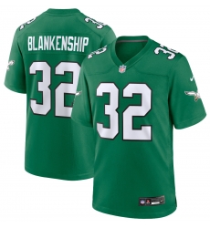 Men's Philadelphia Eagles Nike Reed Blankenship #32 Kelly Green Stitched NFL Jersey