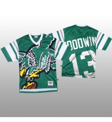 NFL Philadelphia Eagles 13 Marquise Goodwin Green Men Mitchell 26 Nell Big Face Fashion Limited NFL Jersey NFL Philadelphia Eagles 13 Marquise Goodwin Green Men Mitchell 26 Nell Big Face Fashion Limited NFL Jersey
