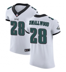 Nike Eagles #28 Wendell Smallwood White Men Stitched NFL Vapor Untouchable Elite Jersey Nike Eagles #28 Wendell Smallwood White Men Stitched NFL Vapor Untouchable Elite Jersey