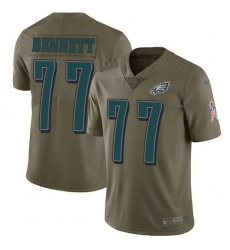 Nike Eagles #77 Michael Bennett Olive Mens Stitched NFL Limited 2017 Salute To Service Jersey Nike Eagles #77 Michael Bennett Olive Mens Stitched NFL Limited 2017 Salute To Service Jersey