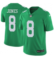 Nike Eagles #8 Donnie Jones Green Mens Stitched NFL Limited Rush Jersey Nike Eagles #8 Donnie Jones Green Mens Stitched NFL Limited Rush Jersey