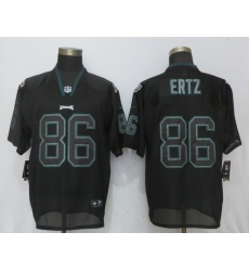 Nike Eagles #86 Zach Ertz Black Lights Out Elite Jersey Nike Eagles #86 Zach Ertz Black Lights Out Elite Jersey
