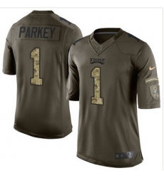 Nike Philadelphia Eagles #1 Cody Parkey Green Men 27s Stitched NFL Limited Salute to Service Jersey Nike Philadelphia Eagles #1 Cody Parkey Green Men 27s Stitched NFL Limited Salute to Service Jersey