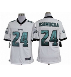 Nike Philadelphia Eagles 24 Nnamdi Asomugha White Limited NFL Jersey Nike Philadelphia Eagles 24 Nnamdi Asomugha White Limited NFL Jersey