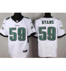 Nike Philadelphia Eagles 59 DeMeco Ryans White Elite NFL Jersey Nike Philadelphia Eagles 59 DeMeco Ryans White Elite NFL Jersey