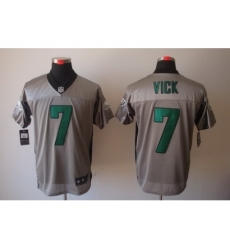 Nike Philadelphia Eagles 7 Michael Vick Grey Elite Shadow NFL Jersey Nike Philadelphia Eagles 7 Michael Vick Grey Elite Shadow NFL Jersey