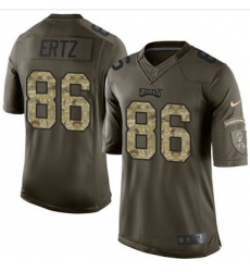 Nike Philadelphia Eagles #86 Zach Ertz Green Men 27s Stitched NFL Limited Salute to Service Jersey Nike Philadelphia Eagles #86 Zach Ertz Green Men 27s Stitched NFL Limited Salute to Service Jersey
