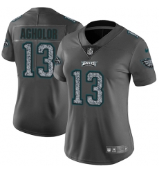Nike Eagles #13 Nelson Agholor Gray Static Womens NFL Vapor Untouchable Game Jersey Nike Eagles #13 Nelson Agholor Gray Static Womens NFL Vapor Untouchable Game Jersey