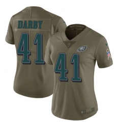 Nike Eagles #41 Ronald Darby Olive Womens Stitched NFL Limited 2017 Salute to Service Jersey Nike Eagles #41 Ronald Darby Olive Womens Stitched NFL Limited 2017 Salute to Service Jersey
