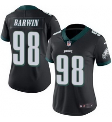 Nike Eagles #98 Connor Barwin Black Womens Stitched NFL Limited Rush Jersey Nike Eagles #98 Connor Barwin Black Womens Stitched NFL Limited Rush Jersey