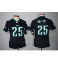 Women Nike Philadelphia Eagles 25 LeSean McCoy Black Jerseys Women Nike Philadelphia Eagles 25 LeSean McCoy Black Jerseys