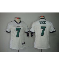 Women Nike Philadelphia Eagles 7# Michael Vick White Color Limited Jerseys Women Nike Philadelphia Eagles 7# Michael Vick White Color Limited Jerseys