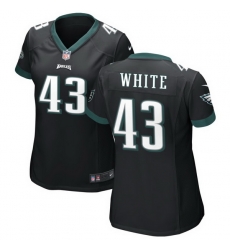 Women Philadelphia Eagles 43 Kyzir White Black Vapor Untouchable Limited Stitched Jersey Women Philadelphia Eagles 43 Kyzir White Black Vapor Untouchable Limited Stitched Jersey