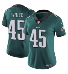 Women Philadelphia Eagles 45 Devin White Green Vapor Untouchable Limited Stitched Football Jersey Women Philadelphia Eagles 45 Devin White Green Vapor Untouchable Limited Stitched Football Jersey