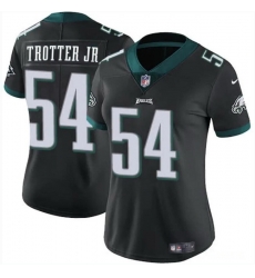 Women Philadelphia Eagles 54 Jeremiah Trotter Jr Black 2024 Draft Vapor Untouchable Limited Stitched Football Jersey Women Philadelphia Eagles 54 Jeremiah Trotter Jr Black 2024 Draft Vapor Untouchable Limited Stitched Football Jersey