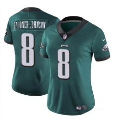 Women Philadelphia Eagles 8 Chauncey Gardner Johnson Green Vapor Untouchable Limited Stitched Football Jersey Women Philadelphia Eagles 8 Chauncey Gardner Johnson Green Vapor Untouchable Limited Stitched Football Jersey