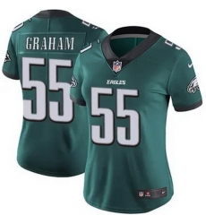Women Philadelphia Eagles Brandon Graham #55 Green F U S E Stitched NFL Jersey Women Philadelphia Eagles Brandon Graham #55 Green F U S E Stitched NFL Jersey