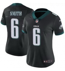 Women Philadelphia Eagles DeVonta Smith #6 Black F U S E Stitched NFL Jersey Women Philadelphia Eagles DeVonta Smith #6 Black F U S E Stitched NFL Jersey