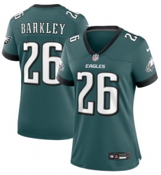 Women Philadelphia Eagles Saquon Barkley #26 Green F U S E Limited Stitched Football Jersey Women Philadelphia Eagles Saquon Barkley #26 Green F U S E Limited Stitched Football Jersey