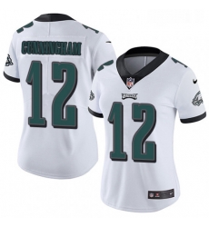 Womens Nike Philadelphia Eagles 12 Randall Cunningham White Vapor Untouchable Limited Player NFL Jersey Womens Nike Philadelphia Eagles 12 Randall Cunningham White Vapor Untouchable Limited Player NFL Jersey